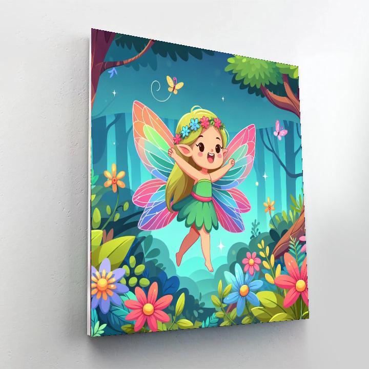 Daring Little Fairy Number Painting