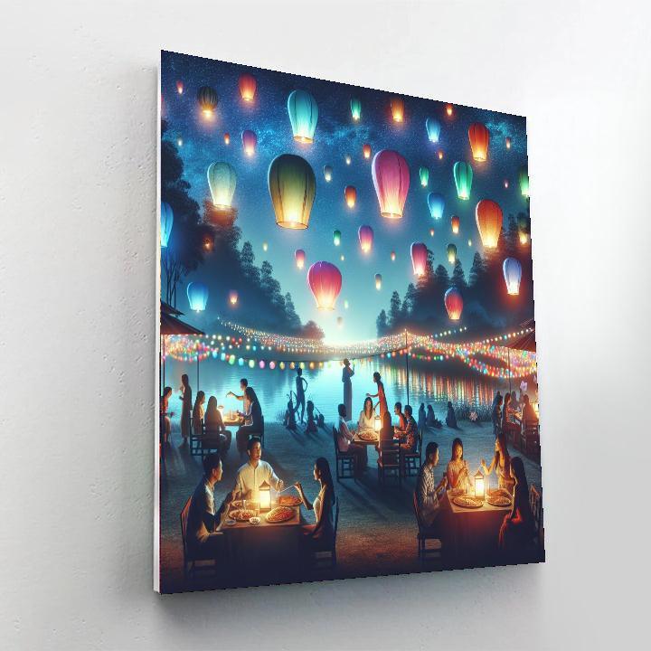 Pahoa Pahoa Lantern Festival Number Painting