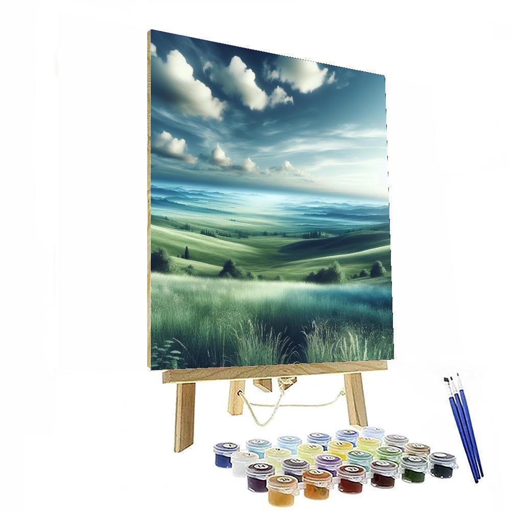Quiet Meadow Solitude Paint By Color