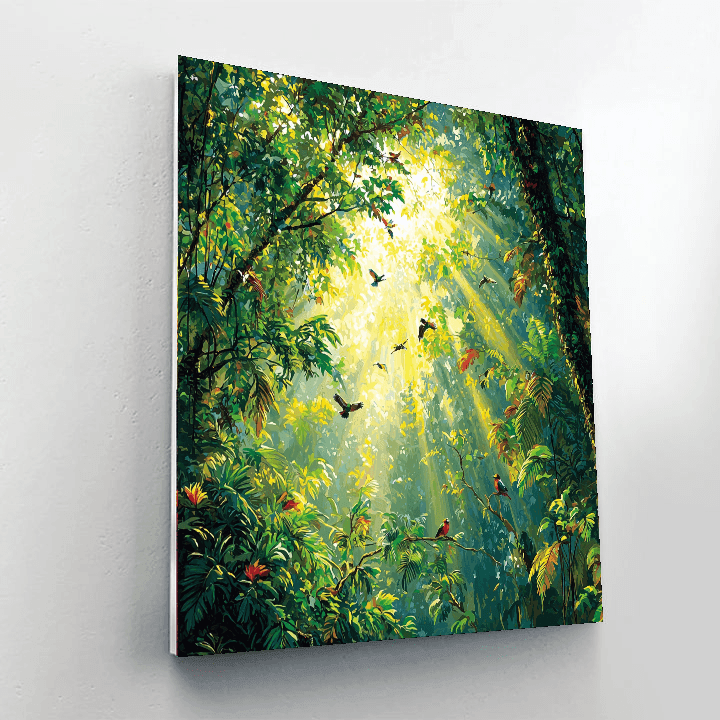 The Amazon Rainforest DIY Paint By Numbers