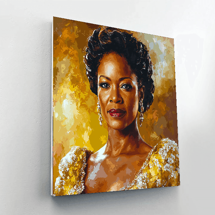 Viola Davis: The Powerful Voice Of Resilience Painting By Numbers Kit