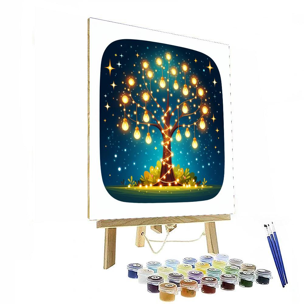 Magic Fairy Lights Painting Number Kit