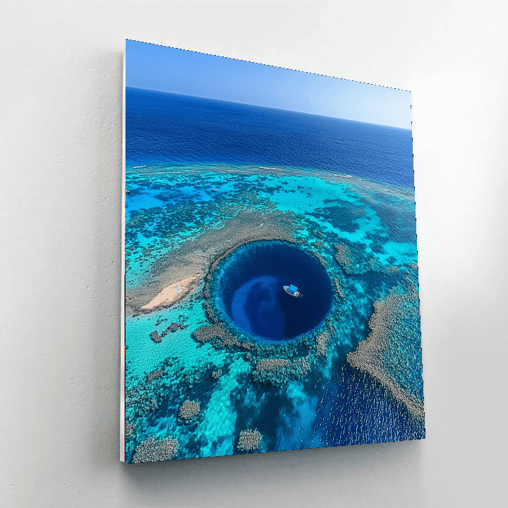 The Blue Hole Paint By Numbers Kits