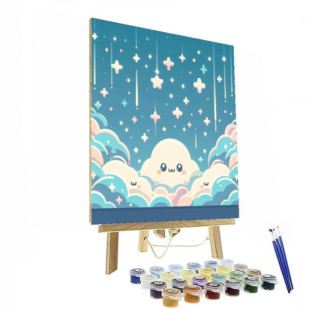 Sweet Dreams With Dreamy Clouds Paint By Number