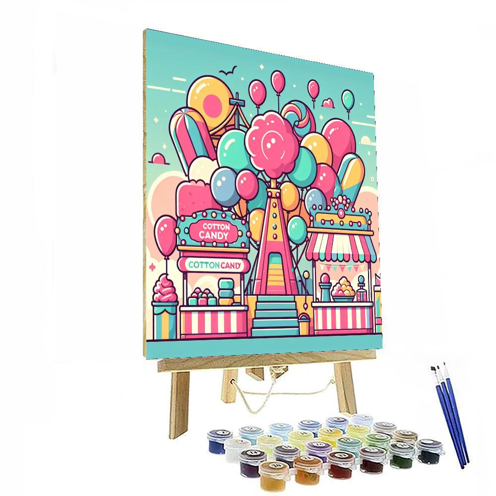 Bubblegum Carnival Fun Paint By Numbers