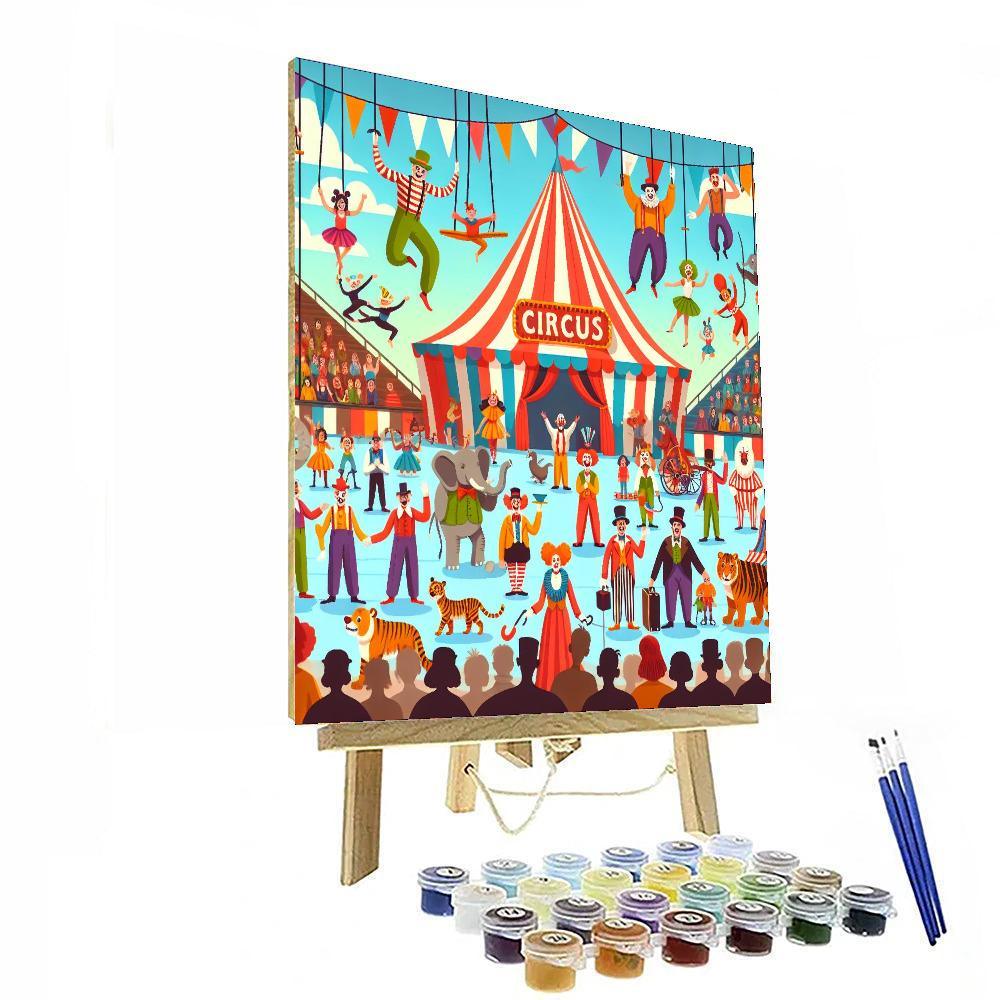 Circus Of Laughs Paint By Numbers