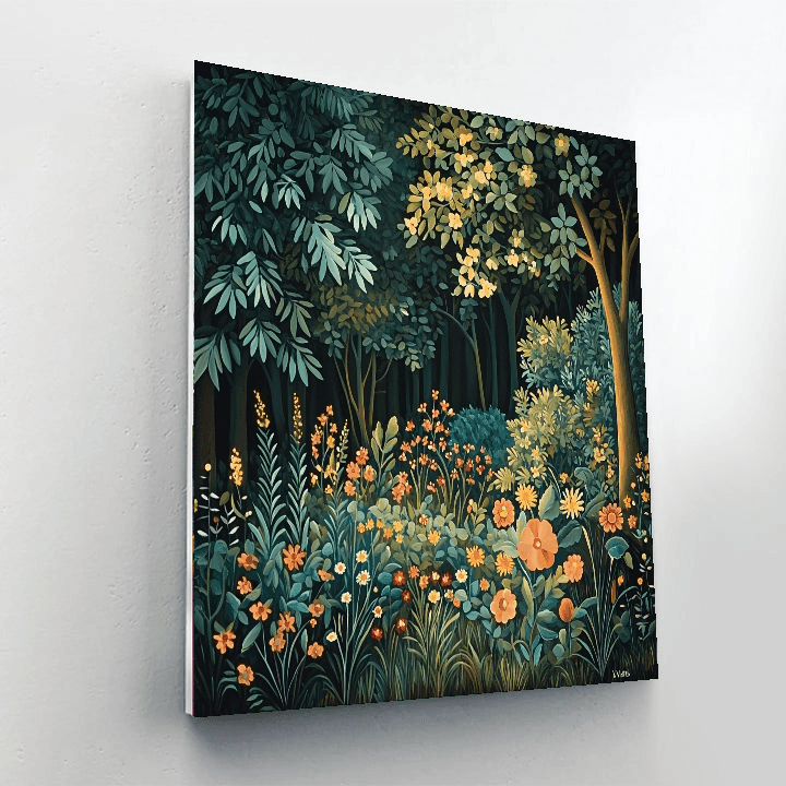 Henri Rousseau Inspired Forest Mystique  Paint By Numbers Art