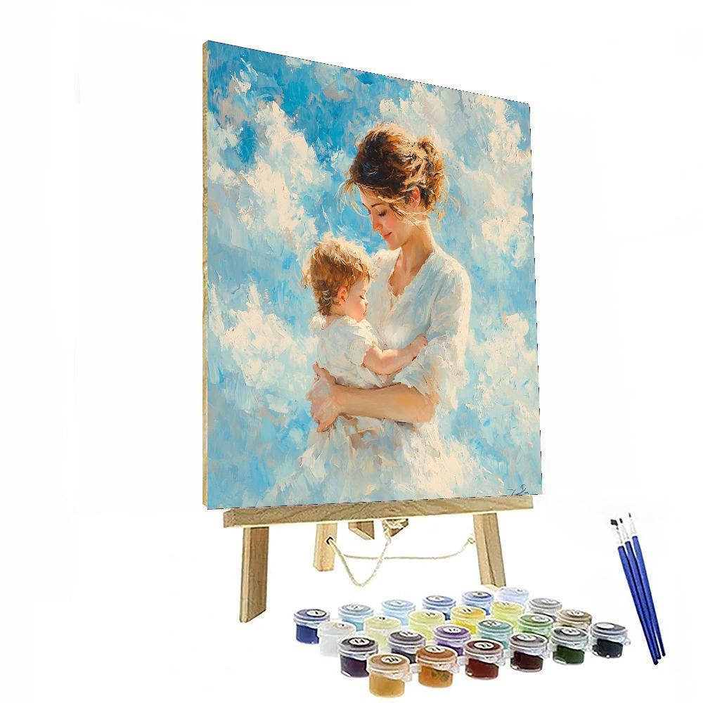 Cuddle In The Clouds Numbered Painting Kits