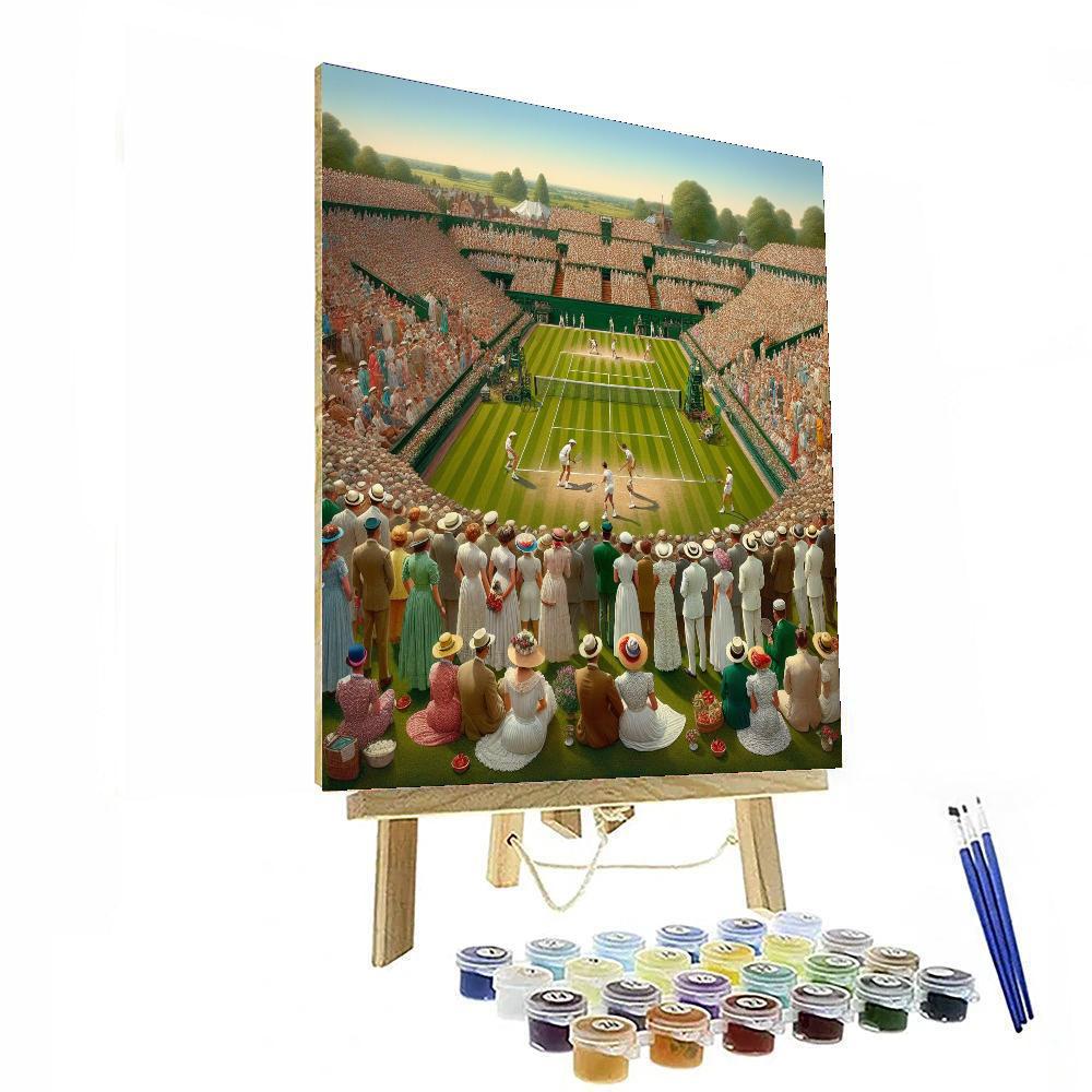 Wimbledon Championships - United Kingdom Number Painting