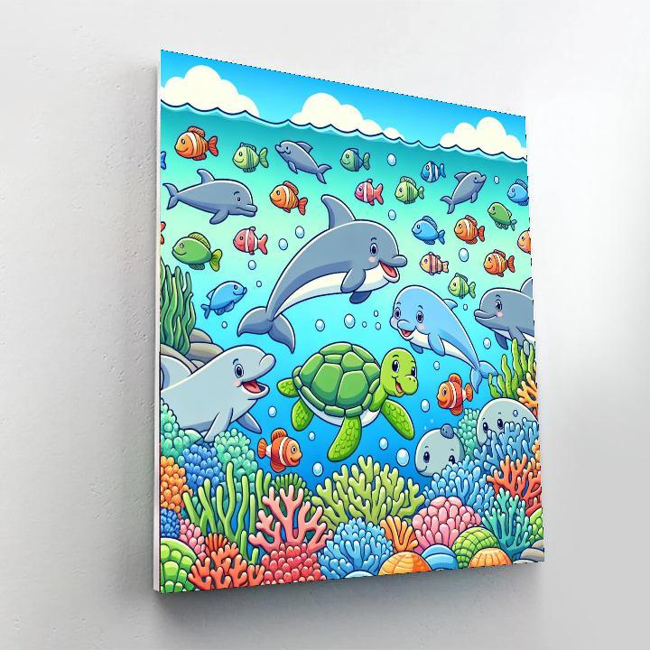 Ocean Life Discovery Paint By Numbers Kits