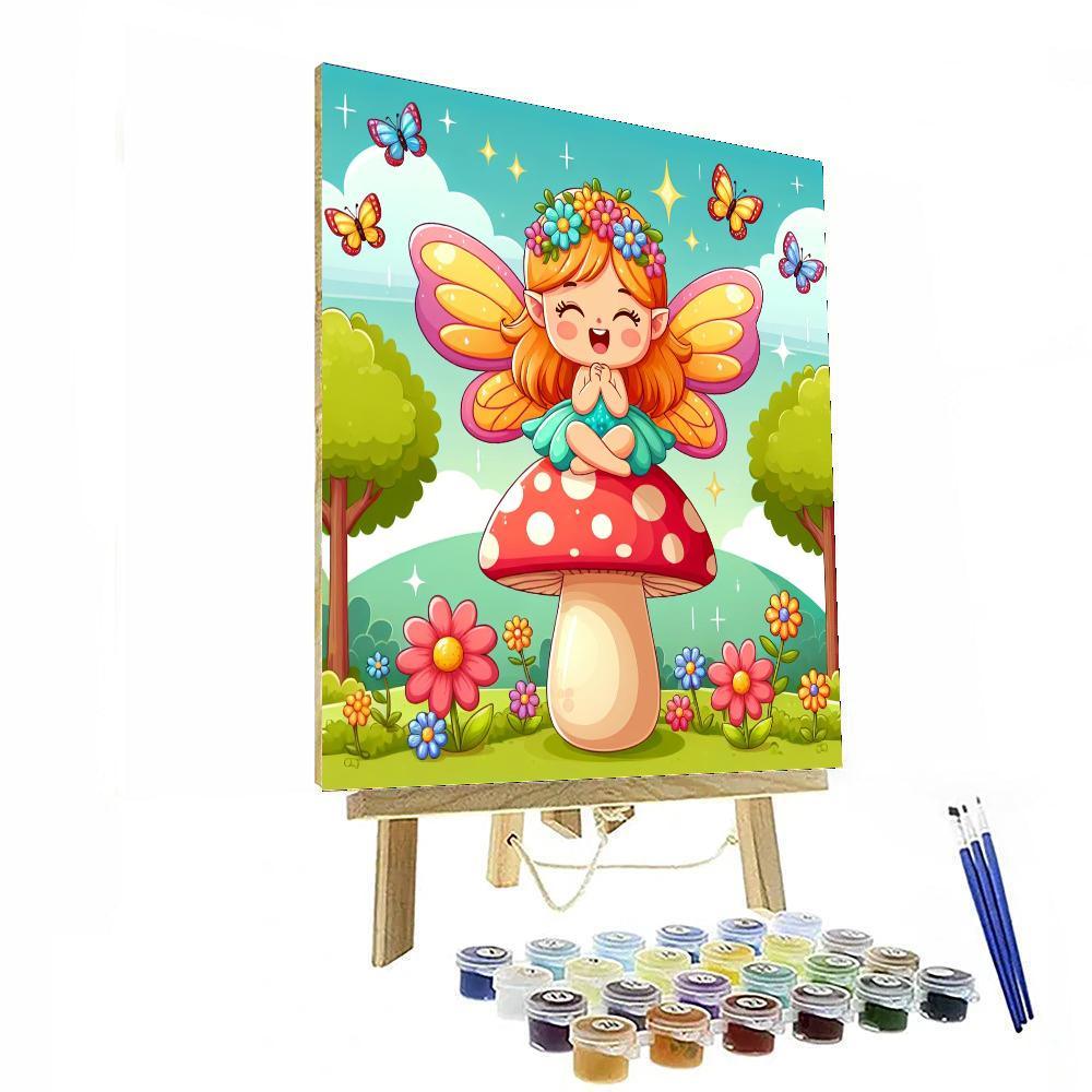 Magic In The Fairy Garden Painting Number Kit