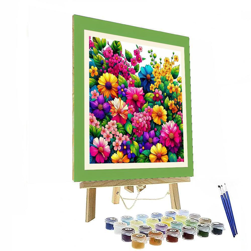 Joyful Springtime Blossom Numbered Painting Kits