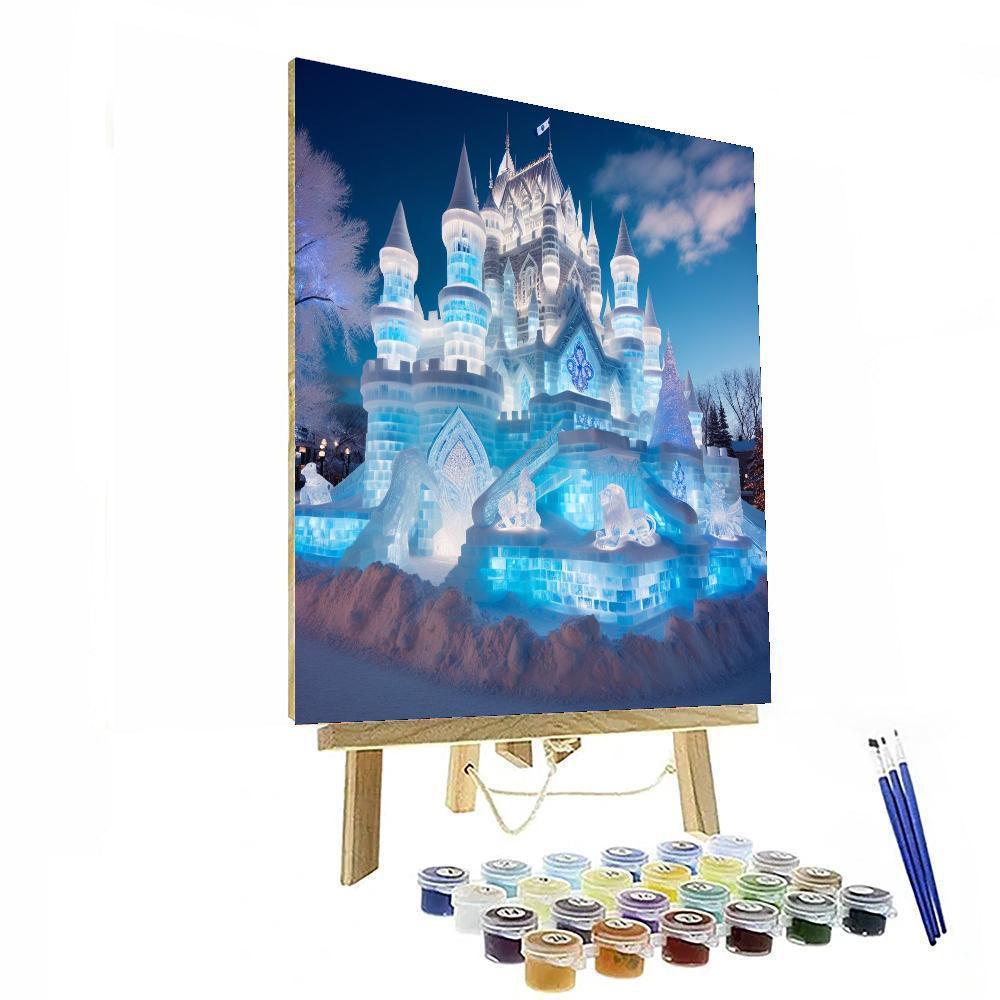 Snow And Ice Sculpture Festival - Canada Painting By Numbers Kit