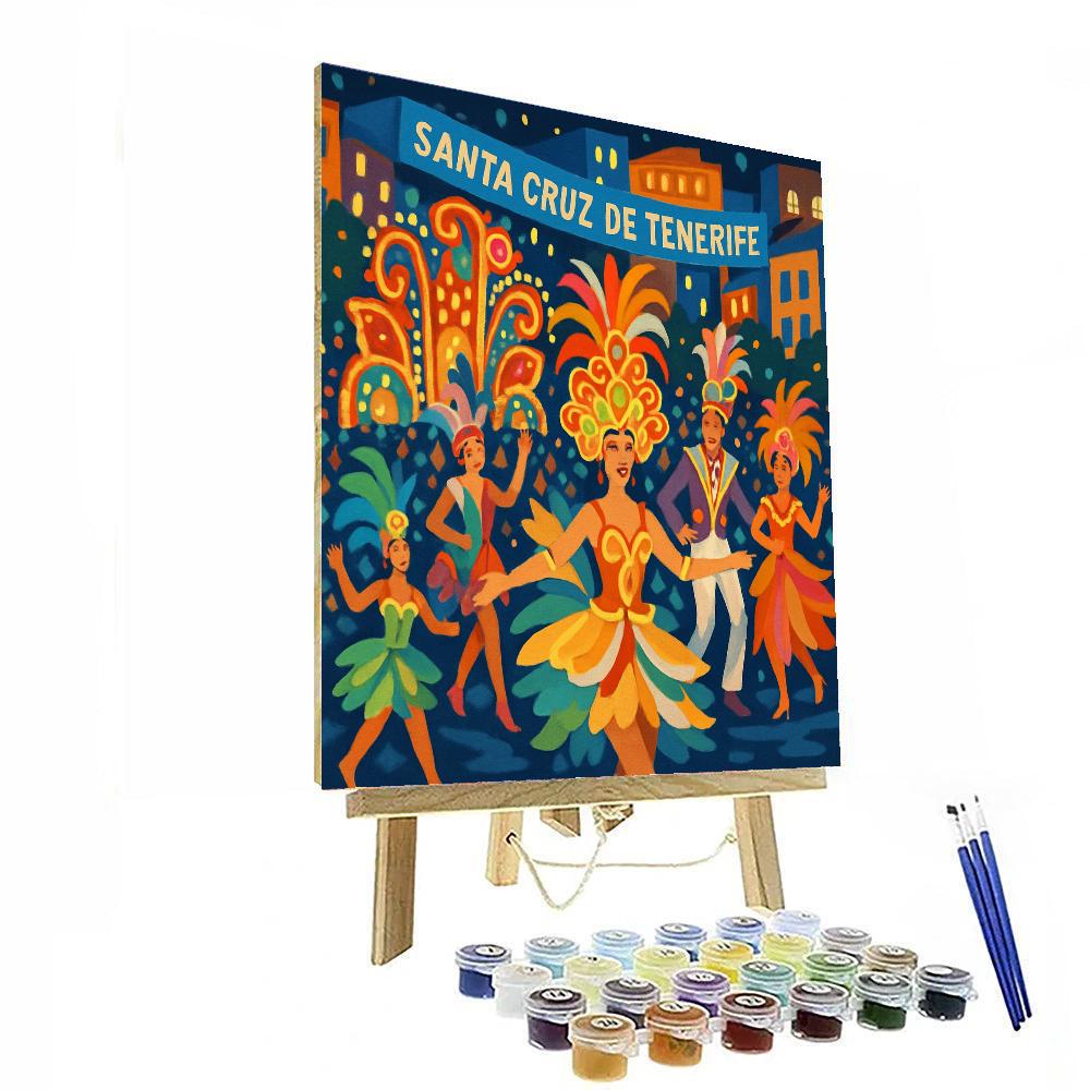 Santa Cruz De Tenerife Carnival DIY Paint By Numbers