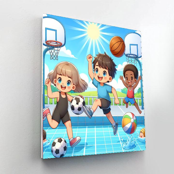 My Favorite Sports Numbered Painting Kits