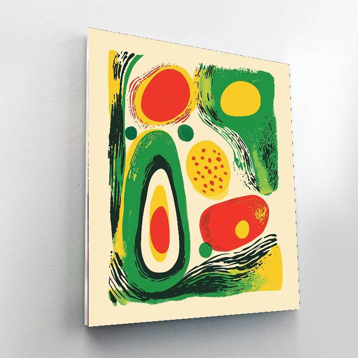 Joan Miró Inspired Imaginative Journeys  Numbered Painting Kits