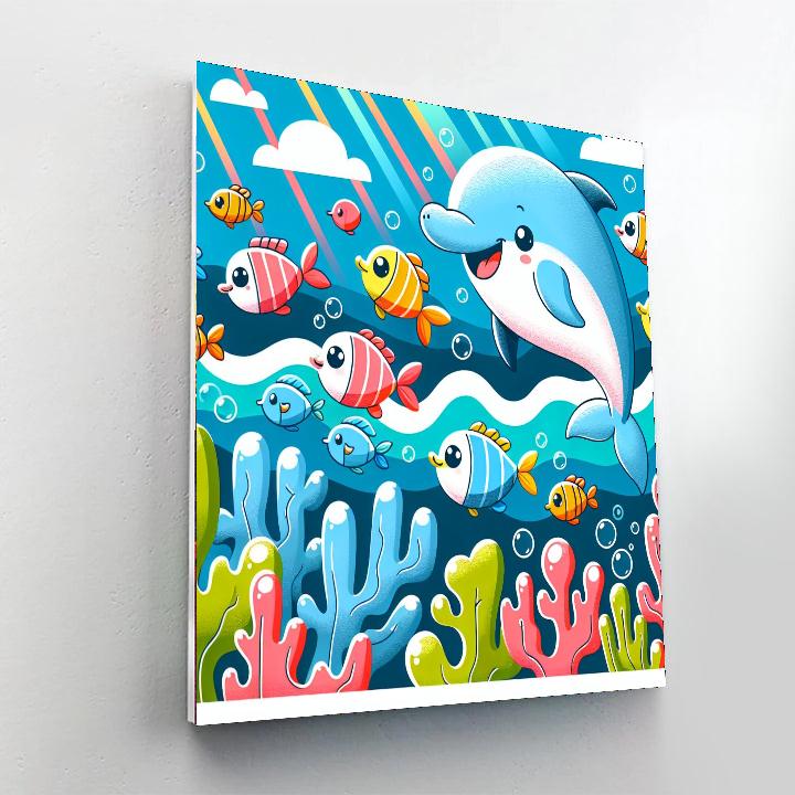 Fantastic Ocean Explorers Paint By Numbers Art