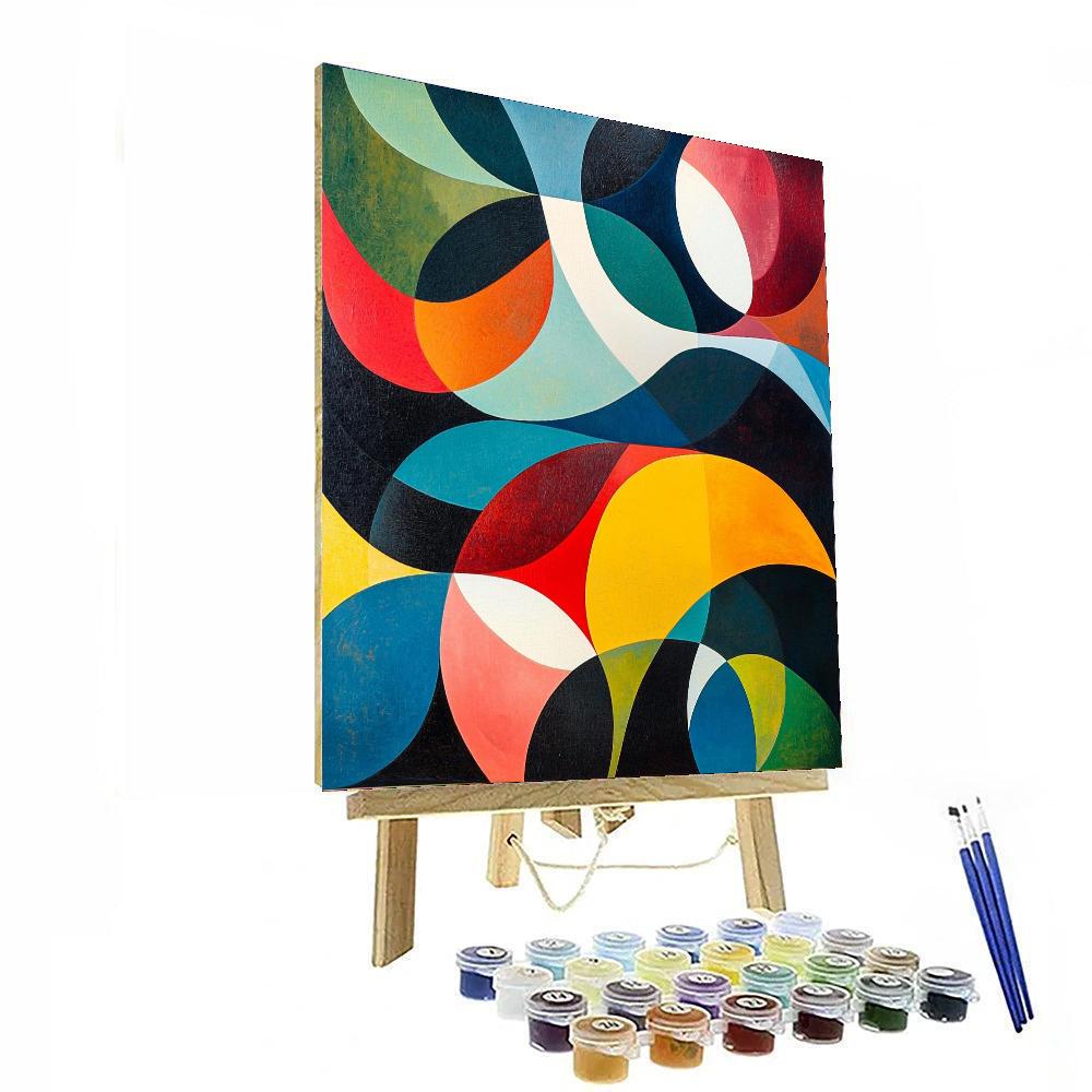 Paul Klee Inspired Flowing Imagination  Numbered Painting Kits