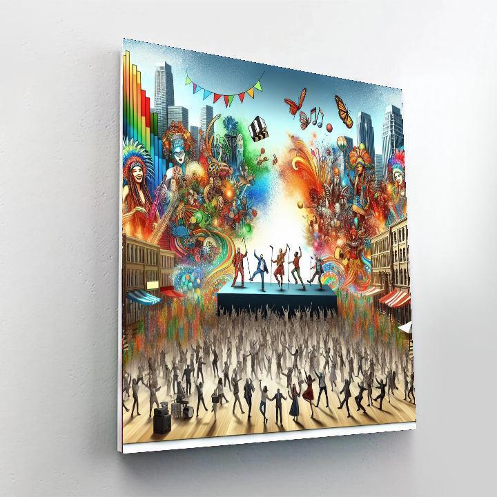 Fringe Festival - Adelaide, Australia Painting By Numbers Kit