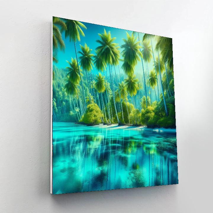 Tropical Breeze Tranquility Paint By Number