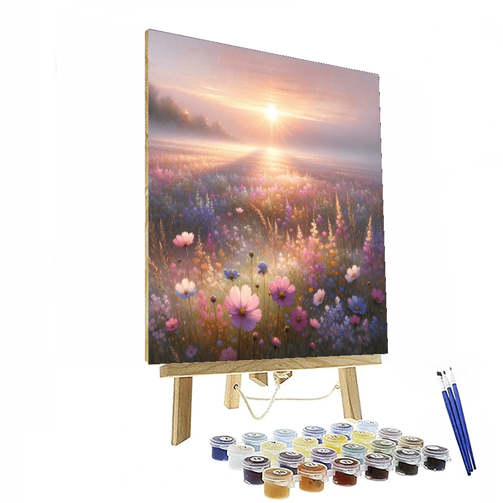 Quiet Meadow At Sunrise Painting By Numbers Kit