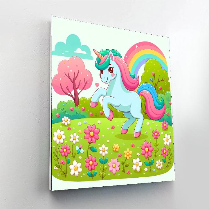 Fantasy Unicorn World Paint By Numbers Art