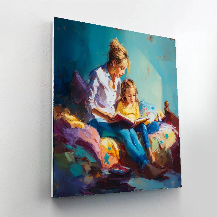 Story Time With Mom Painting Number Kit