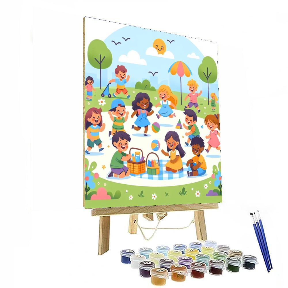 Sunny Day Fun Painting Number Kit