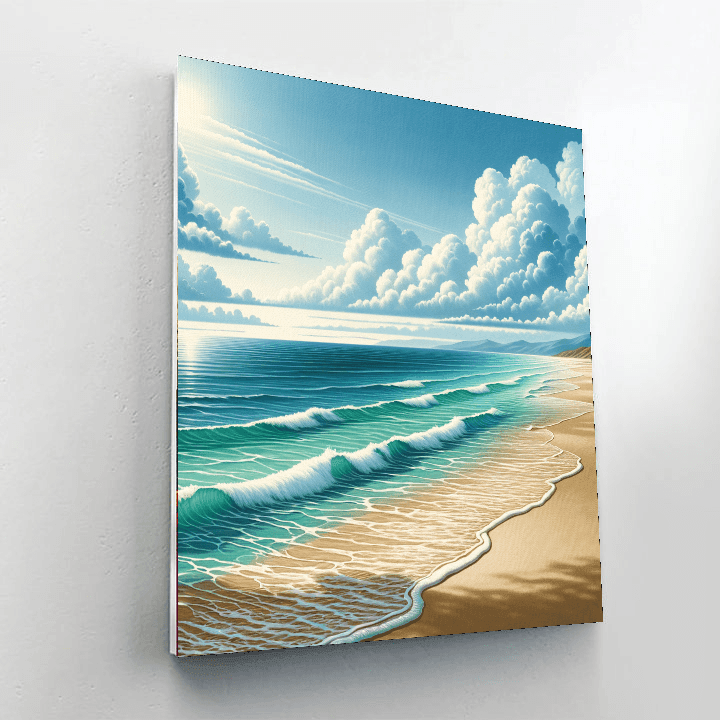 Blissful Beach Retreat Paint By Number