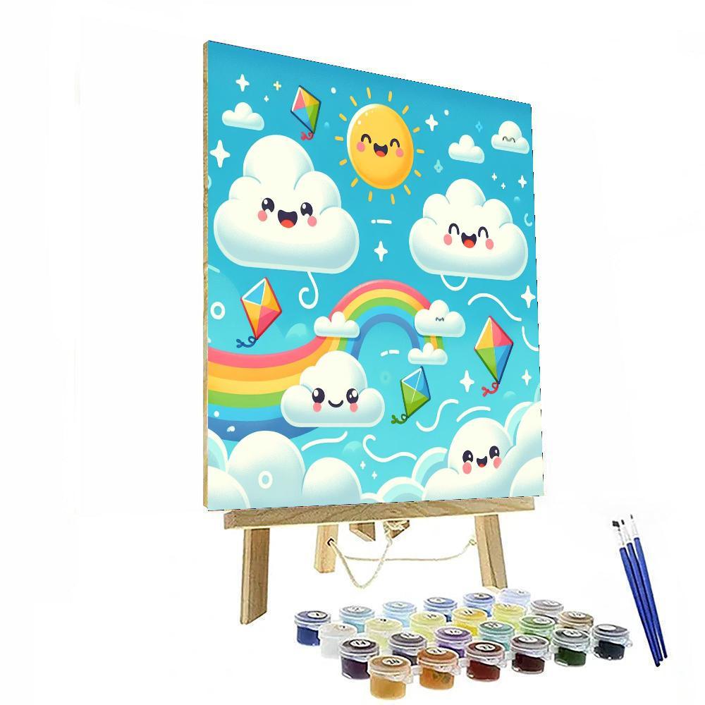 Charming Cloud Adventures Paint By Number