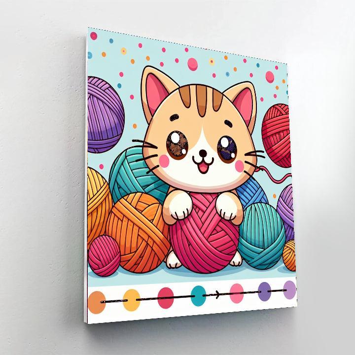 Giggles The Kitten Paint By Number