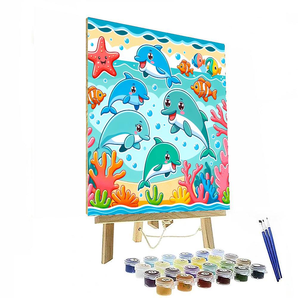 Underwater Playground Painting Number Kit