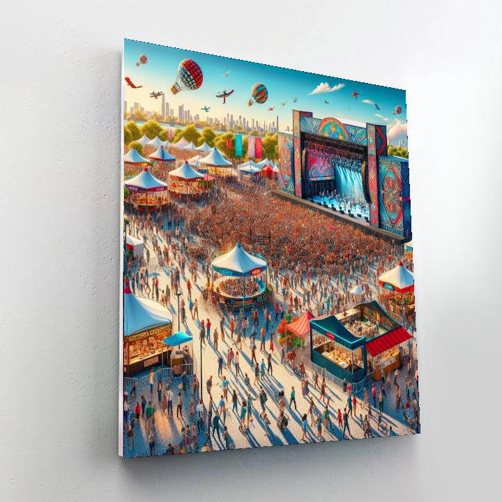 Fête De L'humanité - France DIY Paint By Numbers