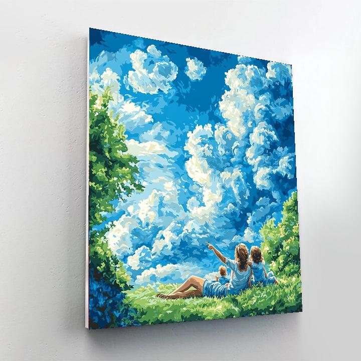 Memories In The Clouds DIY Paint By Numbers