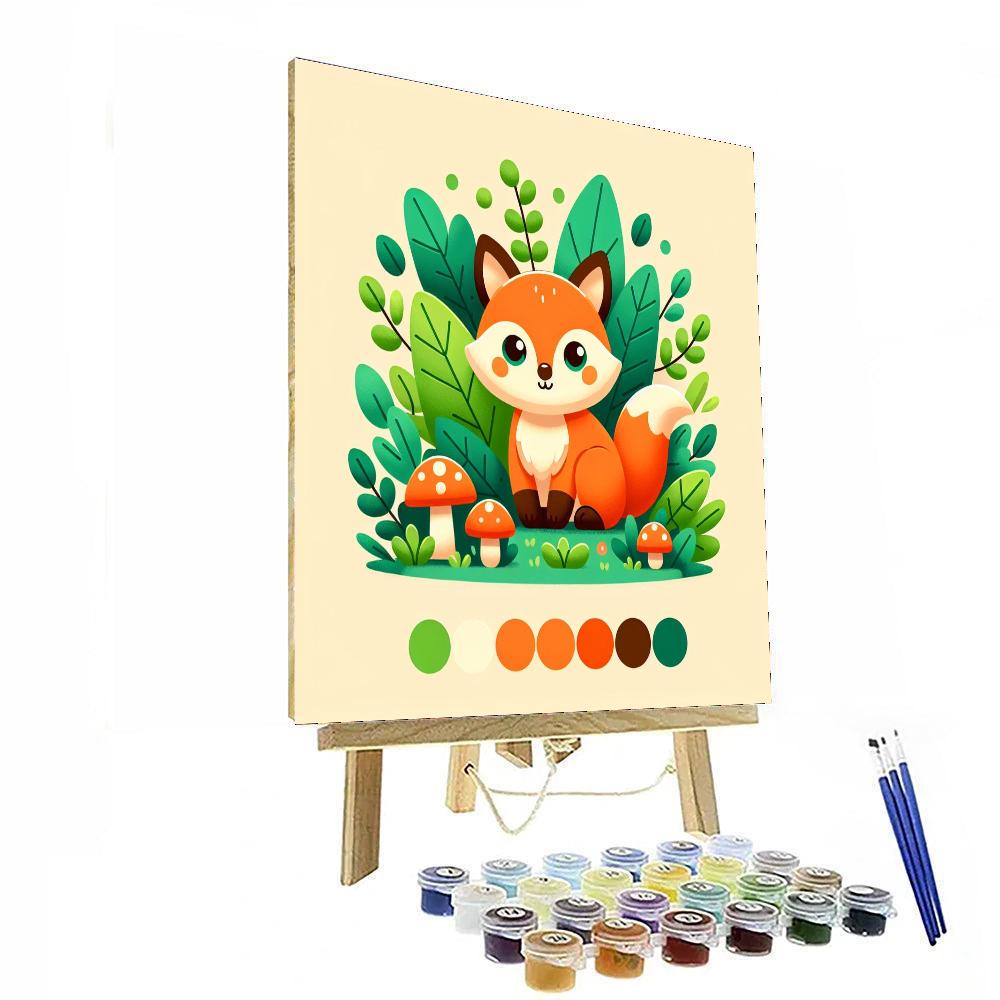 Forest Fox Numbered Painting Kits