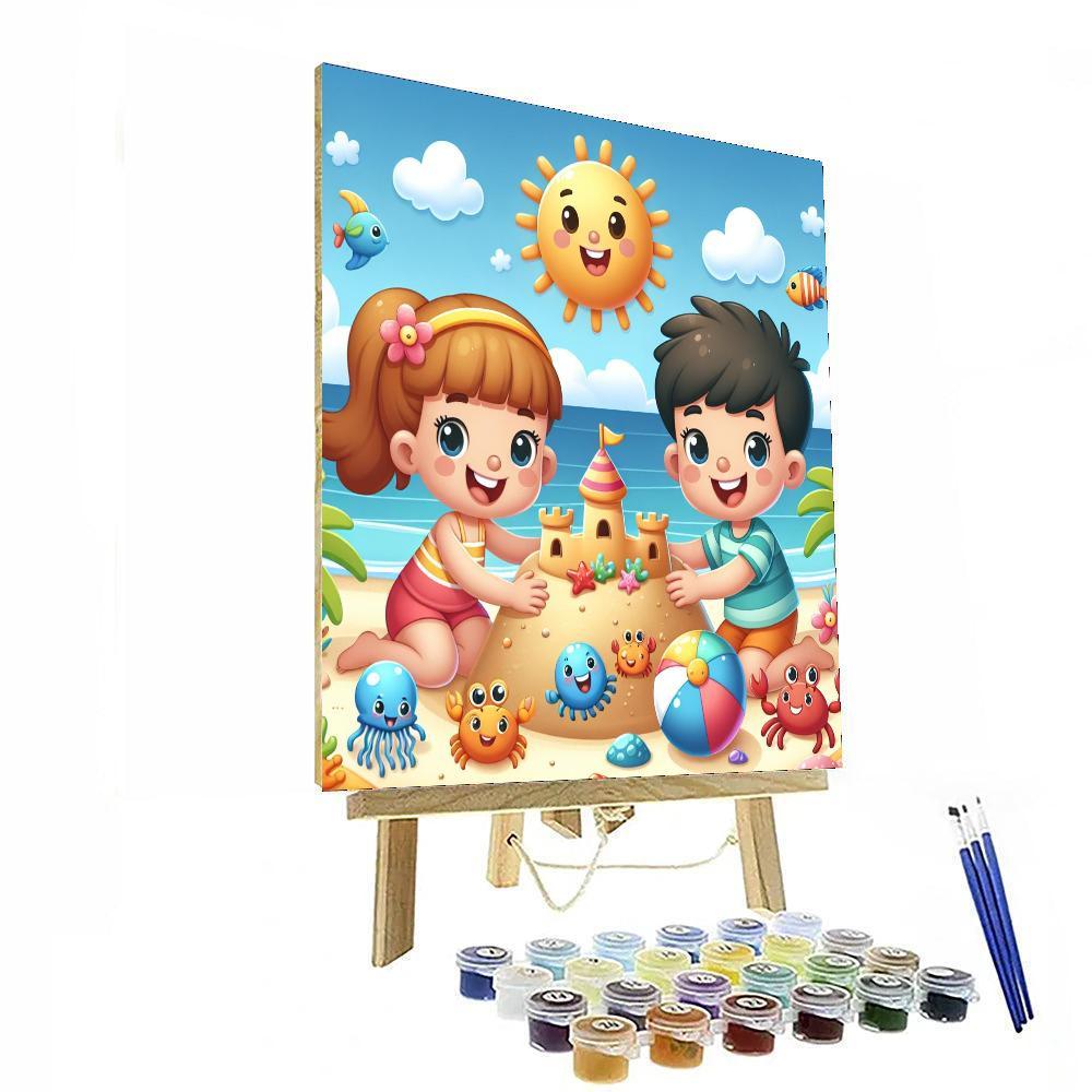 Summer Beach Bash Paint By Numbers