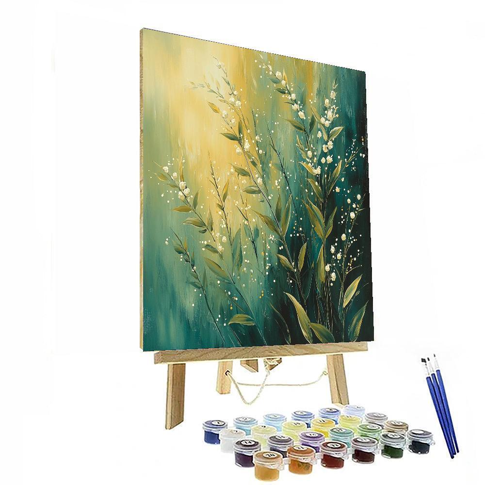 Dewdrop Reverie Number Painting