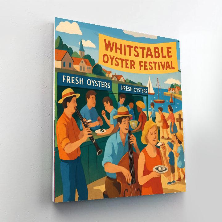 Whitstable Oyster Festival - Uk Paint By Numbers Kits