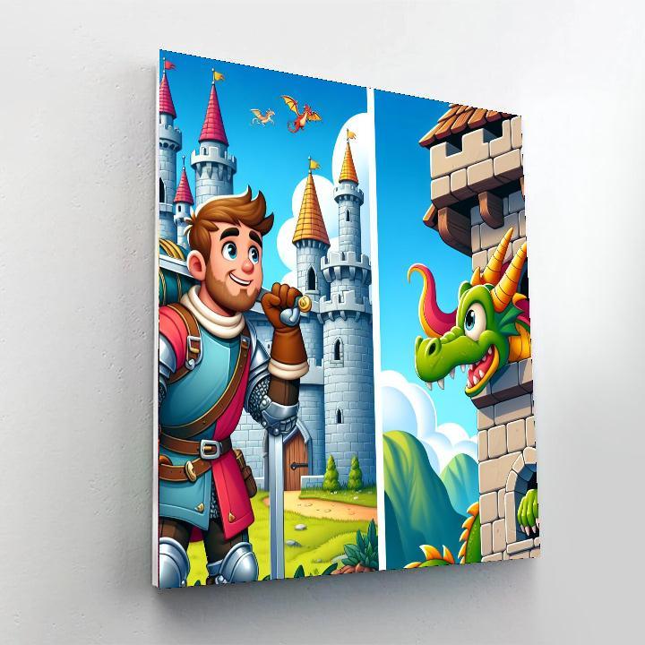 Castle Adventure Quest Painting By Numbers Kit
