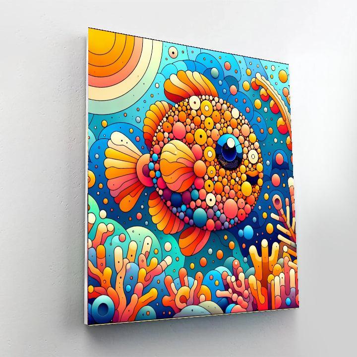 Lively Fish Paint By Color