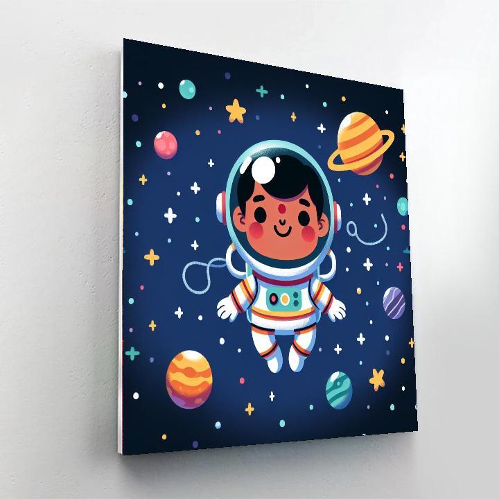 Little Astronaut Numbered Painting Kits