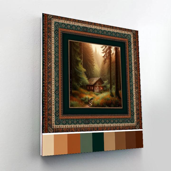 Forest Glen Throw Paint By Numbers