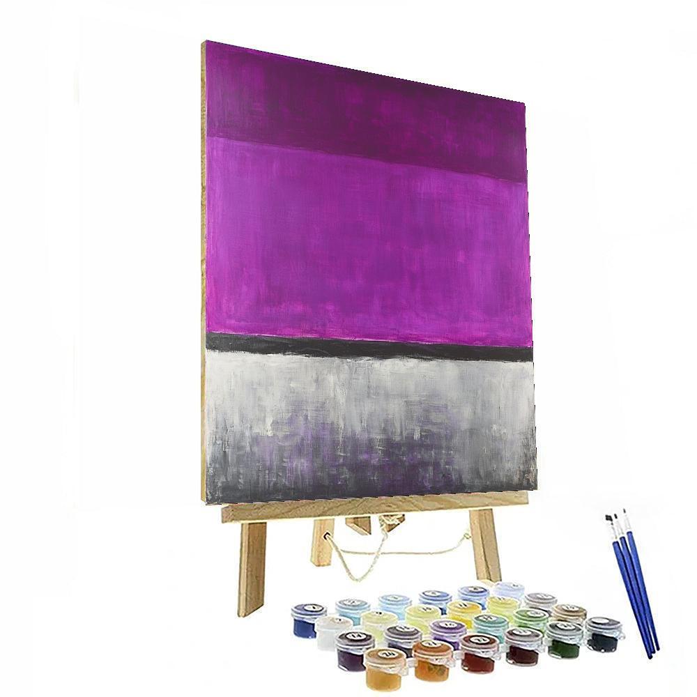 Mark Rothko Inspired Melancholy Elegance  Painting Number Kit