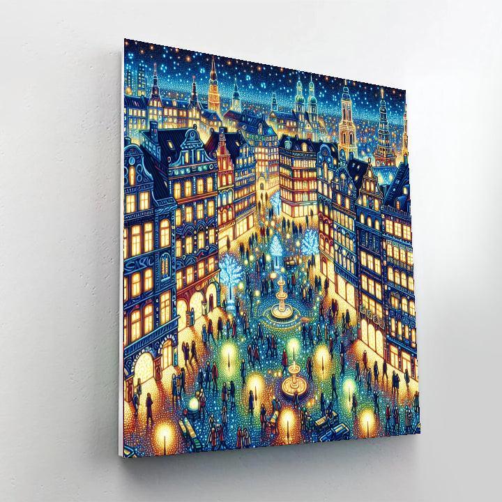 Lyon Festival Of Lights - France Numbered Painting Kits