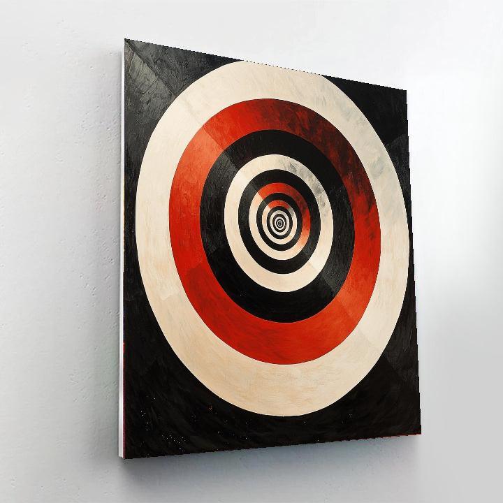 Kazimir Malevich Inspired Vortex Of Geometry  Paint By Numbers