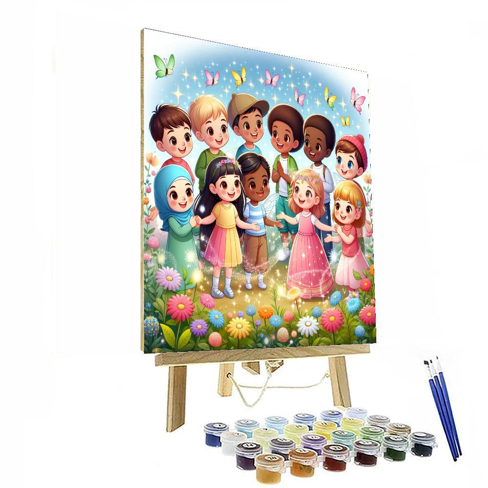 Garden Fairy Adventures Paint By Number