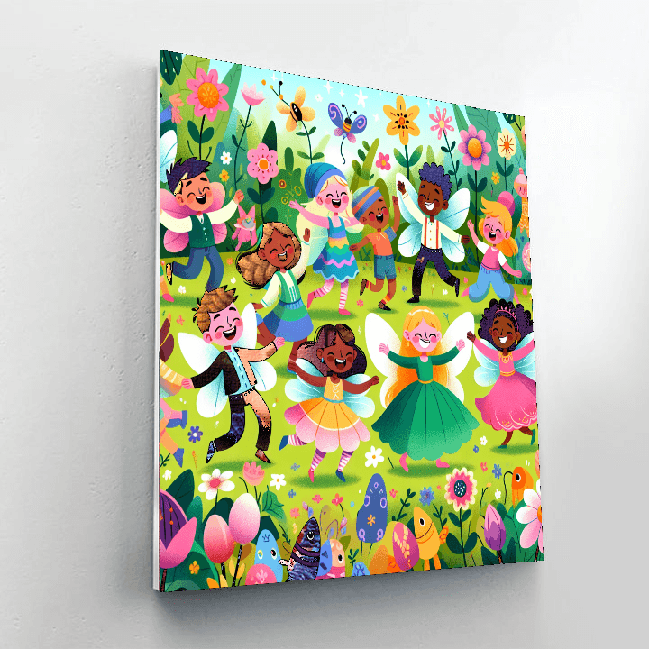Fairy Garden Celebration Paint By Color