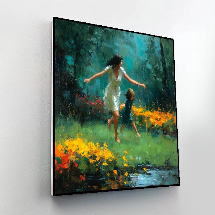 Gentle Rain Of A Mother's Love Paint By Number