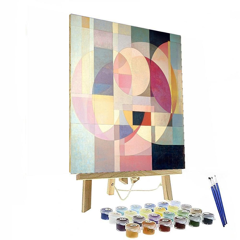 Kazimir Malevich Inspired Zen Geometry  Paint By Color