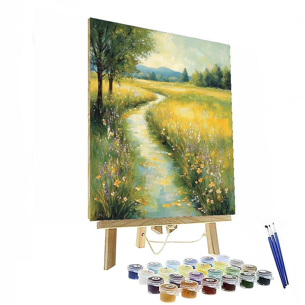 Edgar Degas Inspired Shimmering Meadows  Paint By Numbers